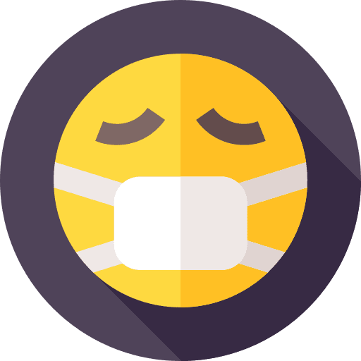 Mask sick mask face icon
