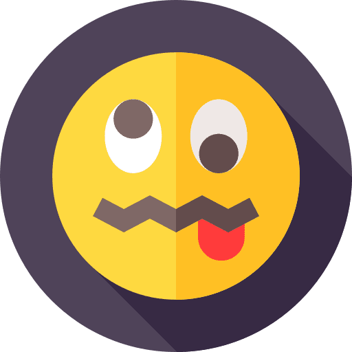 Silly expression emoticons face icon