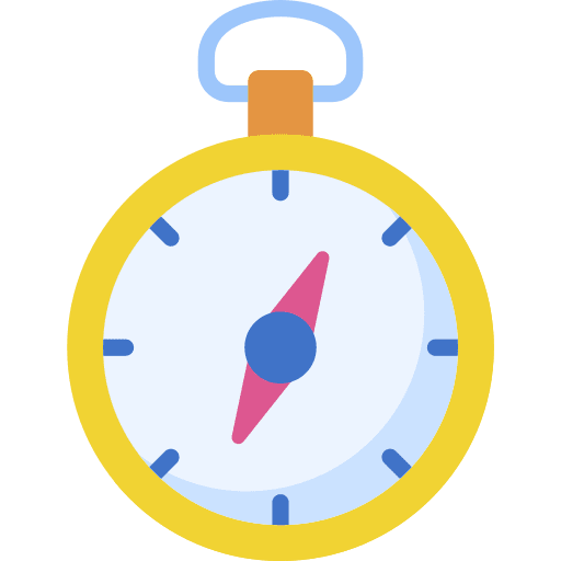 Compass adventure location cardinal points icon