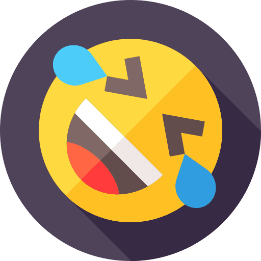 Laugh face feelings expression icon