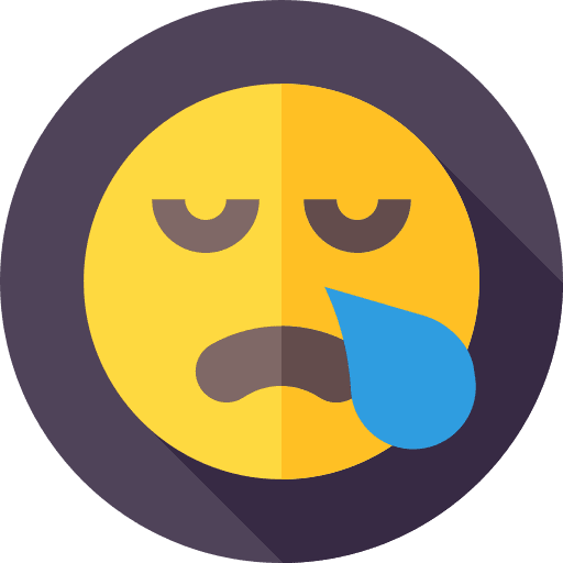 Sleepy emoji smileys emoticons icon