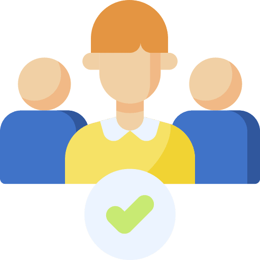 Team check avatar group icon