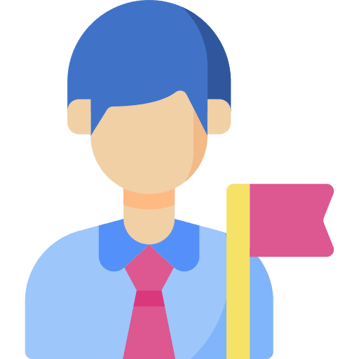 Leader professions and jobs people man icon