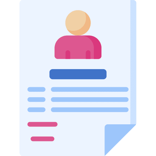 Cv cv curriculum vitae people icon