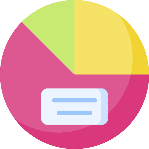 Pie chart chart finances graphical icon