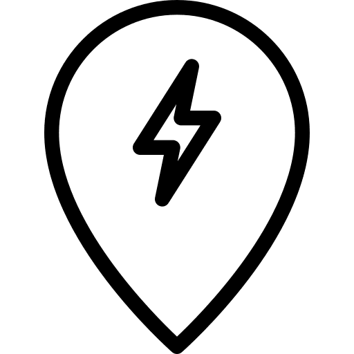 Electric charge placeholder industry charging icon
