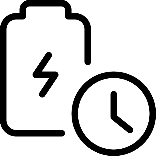 Delay electronics full battery delay icon