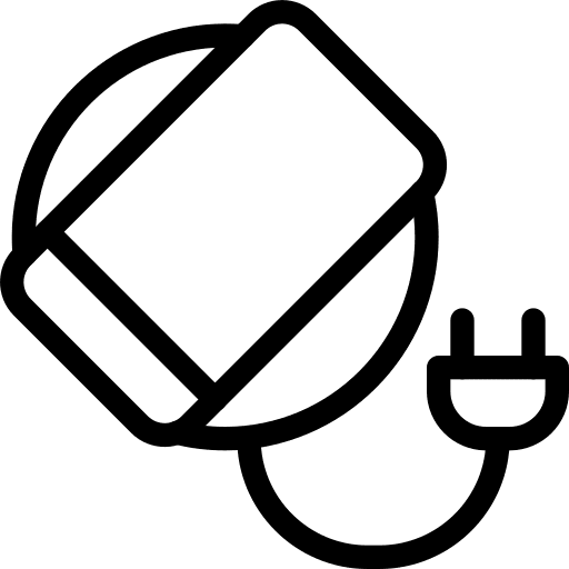 Wireless charging touch screen charge mobile icon