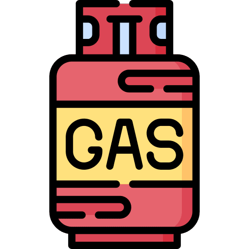 Gas gas bottle cilinder icon