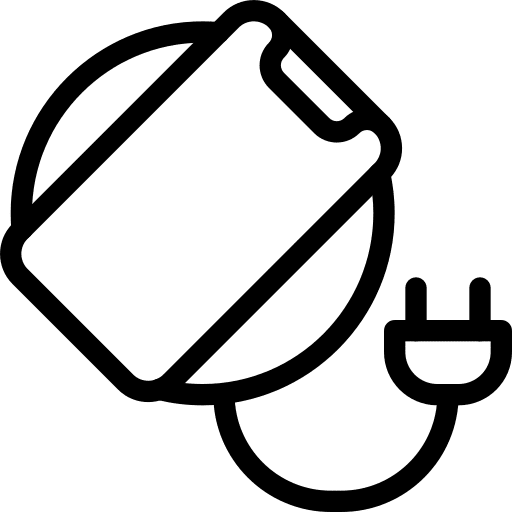 Plug plug mobile phone charging icon