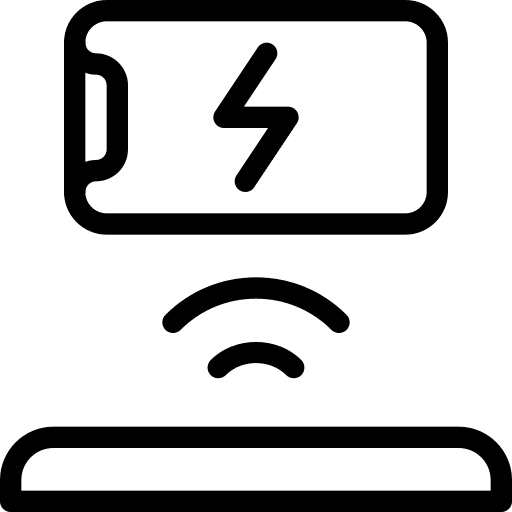 Signal status charging mobile phone wireless icon