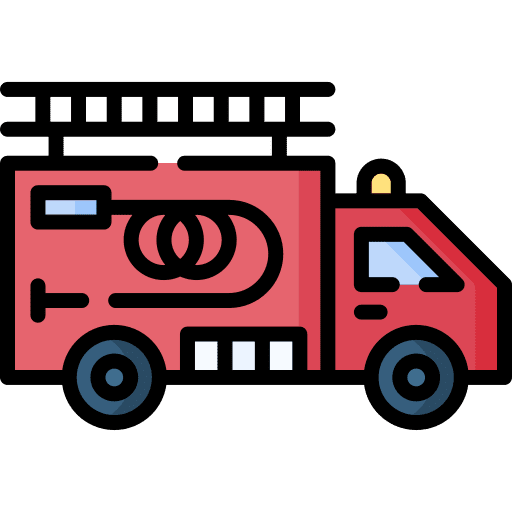 Fire truck truck fireman vehicle icon
