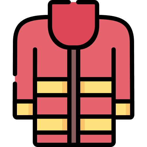 Firefighter uniform fashion security jacket icon