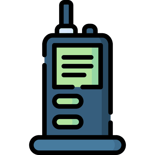 Radio walkie talkie security transmitter icon