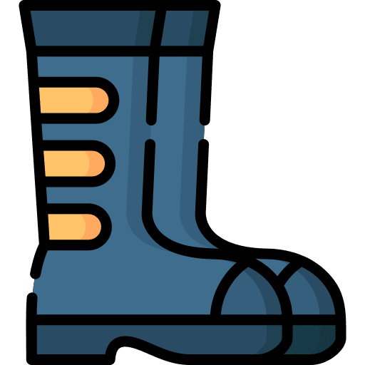Boots fashion accessory firefighter icon