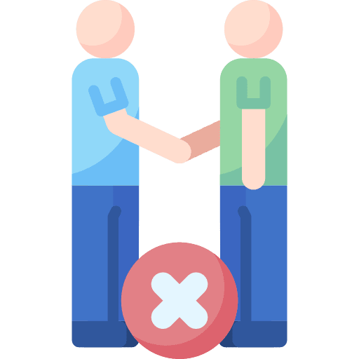 Avoid social distancing avoid healthcare and medical icon