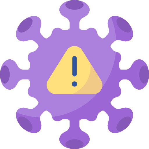 Covid bacteria healthcare and medical coronavirus icon