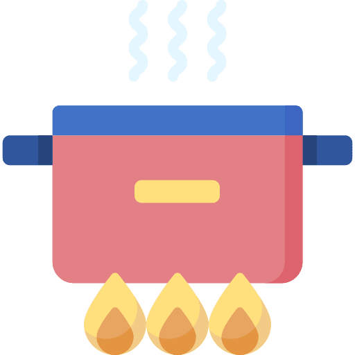 Well food healthcare and medical cooked icon