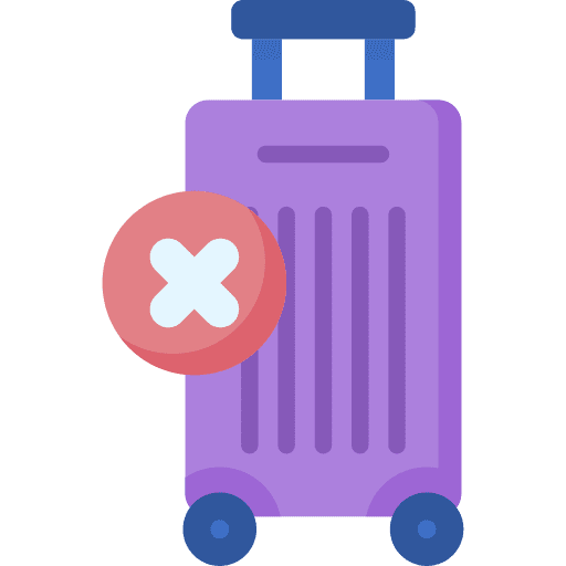 No travelling signaling transportation plane icon