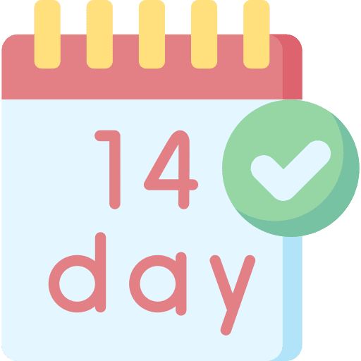 Quarantine time calendar epidemic prevention icon