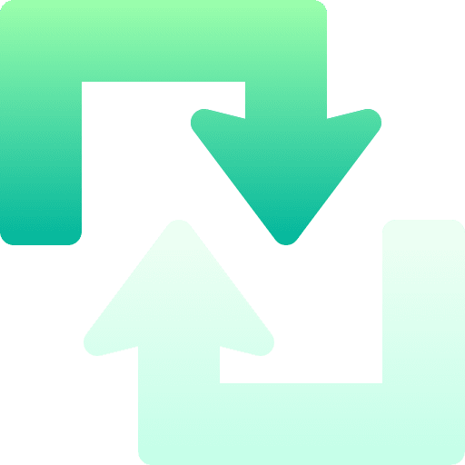 Circular arrows circular arrows update interface icon