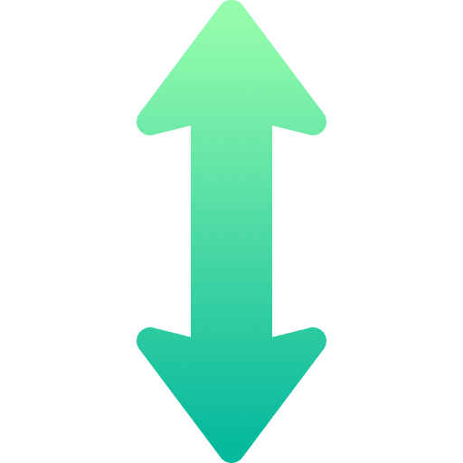 Upside down upside down arrows upload icon