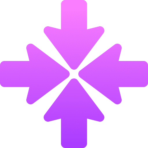 Arrows direction centre arrows icon