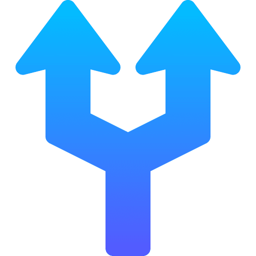 Up arrows up arrows curve arrows icon