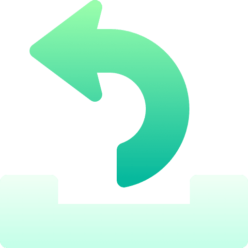 Upload arrows orientation left arrow icon