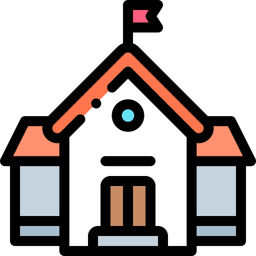 School college education high school icon