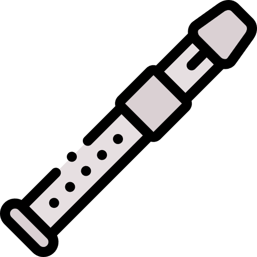 Flute musical instrument orchestra wind instrument icon