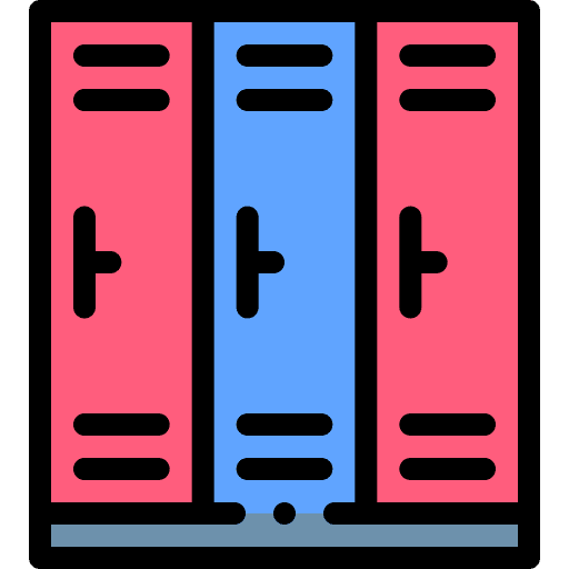 Lockers lockers gym changing room icon