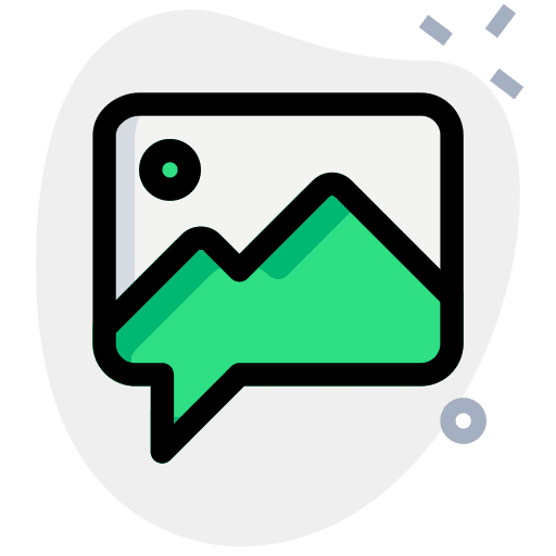 Speech bubble chat speech bubble picture icon