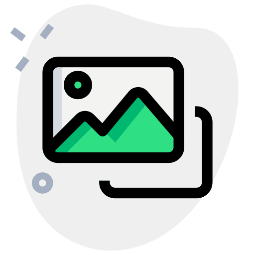 Album files and folders interface picture icon