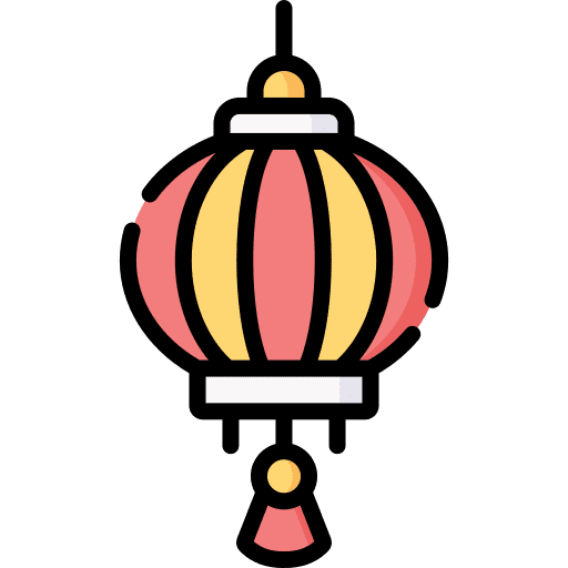 Chinese lantern oriental chinese cultures icon