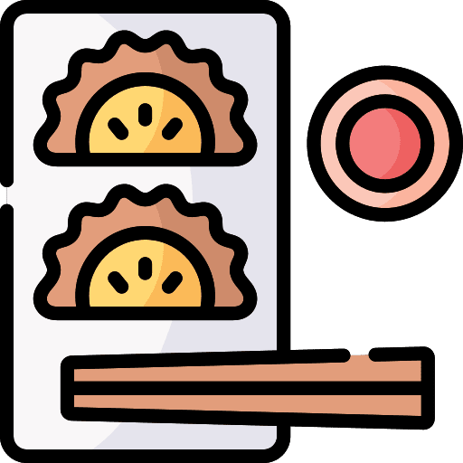 Dumpling asian food dumpling food and restaurant icon
