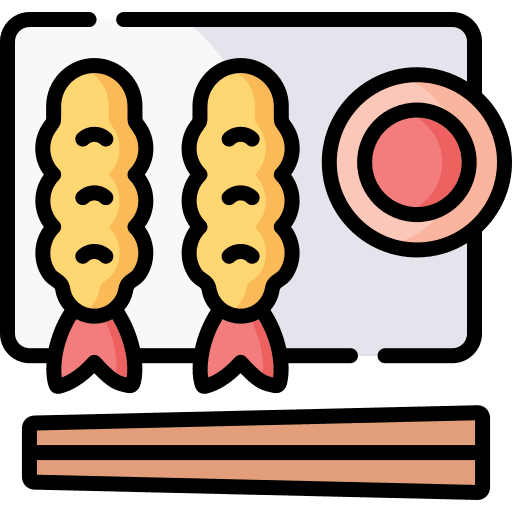 Tempura food and restaurant japanese japanese food icon