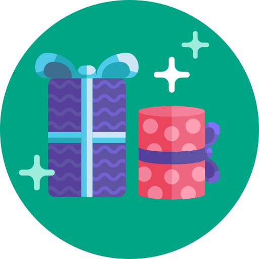 Gift boxes gifts winners birthday and party icon