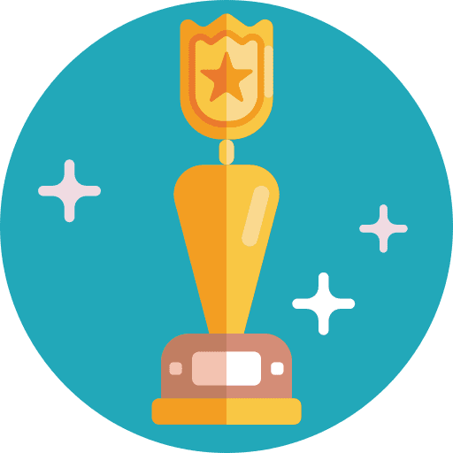 Gold cup awards shield prize icon