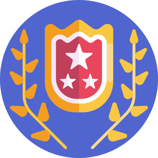 Third prize awards third prize badges icon