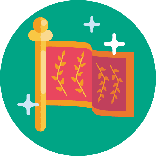 Flag wreath awards flags icon