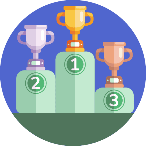 Trophies sports and competition recognition competition icon