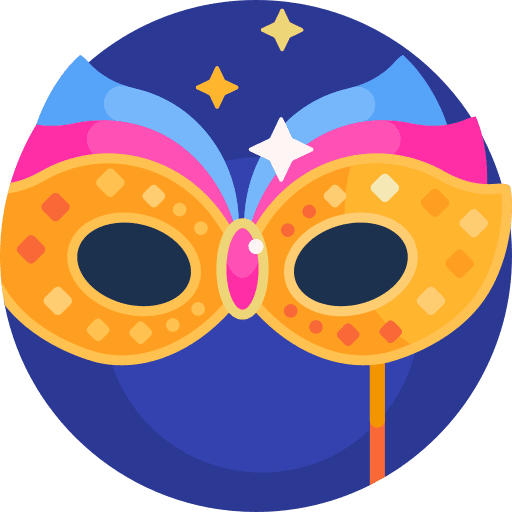 Carnival mask accessory costume eye mask icon