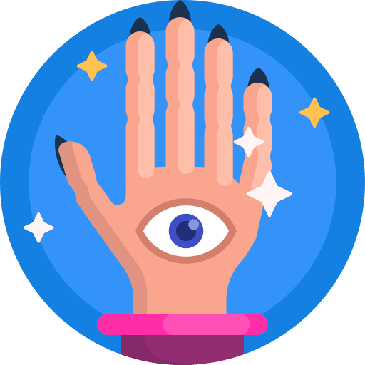 Hamsa hand shapes and symbols spiritual icon