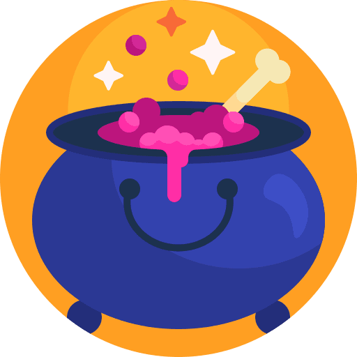 Pot magician cauldron hot icon