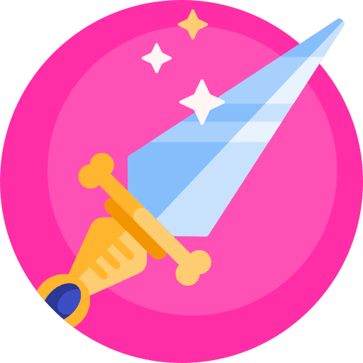 Sword weapon fight antique icon