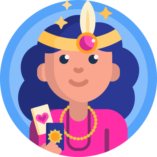 Fortune teller witch fortune teller magician icon