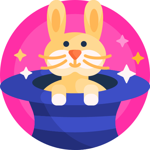 Magic hat wizard magic hat rabbit icon