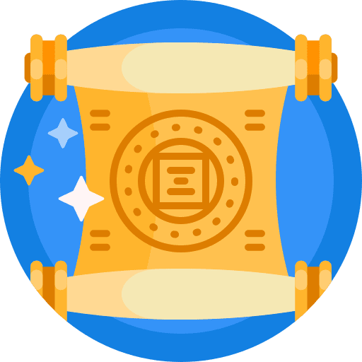 Scroll scroll miscellaneous magic icon