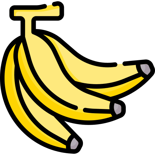 Banana fruit banana diet icon